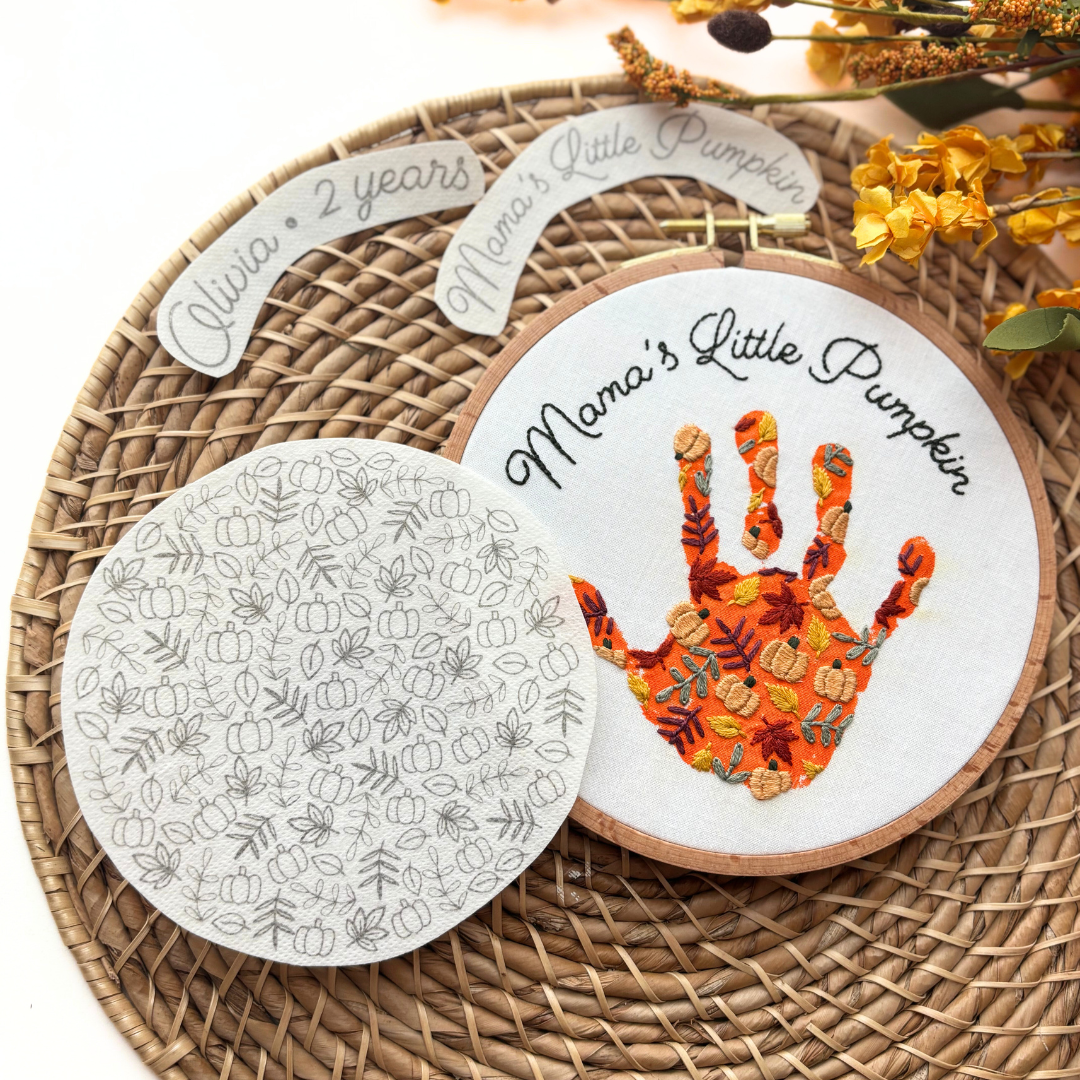 Fall Handprint Keepsake Printable PDF Pattern