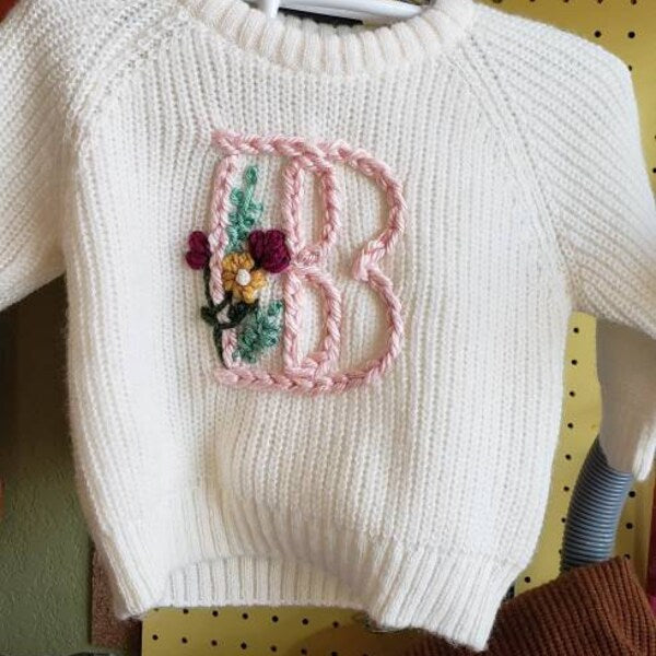 Wildflower Alphabet Hand Embroidery Digital Stick and Stitch Printable Patterns
