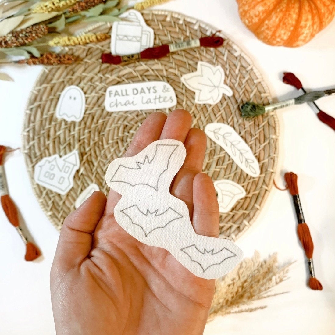 Printable Stick and Stitch Embroidery Patterns Download Halloween Sewing Pattern Download Stick and Stitch Print Sheet Embroidery Images