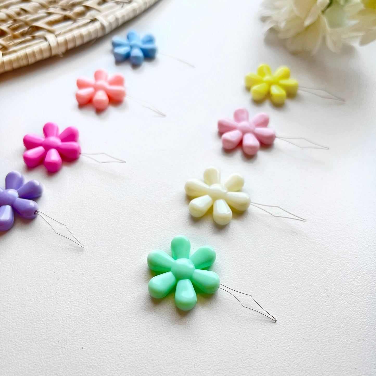 Flower Needle Threader for Hand Embroidery