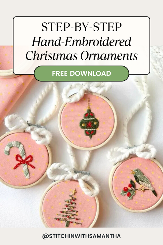 Crafting Holiday Magic: How to Make Hand-Embroidered Christmas Ornaments