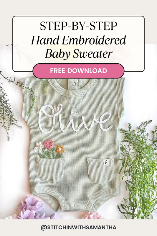 How to Embroider a Knitted Baby Sweater: A Heartfelt DIY Gift