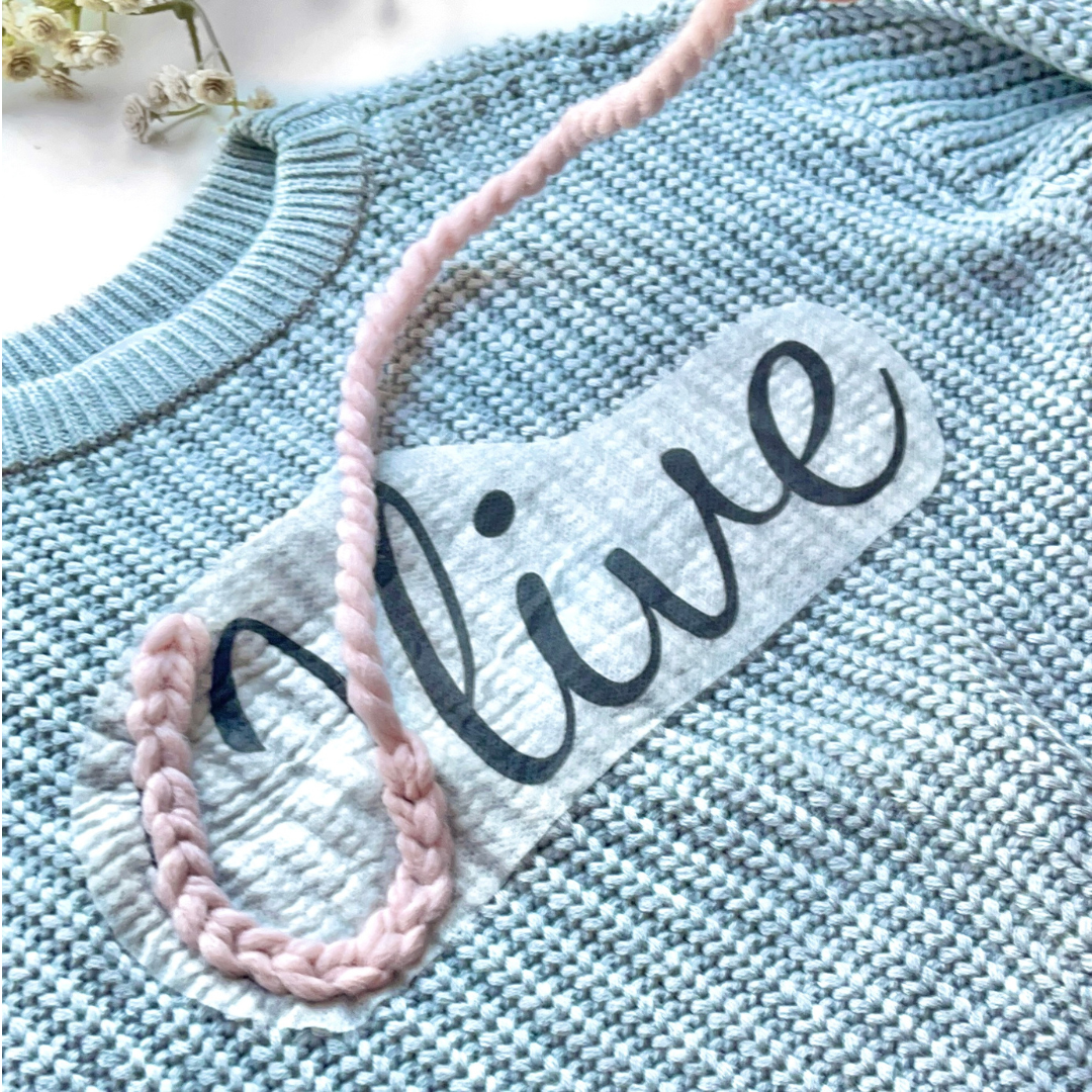 DIY Name Sweater Tutorial (PDF + YouTube Video)
