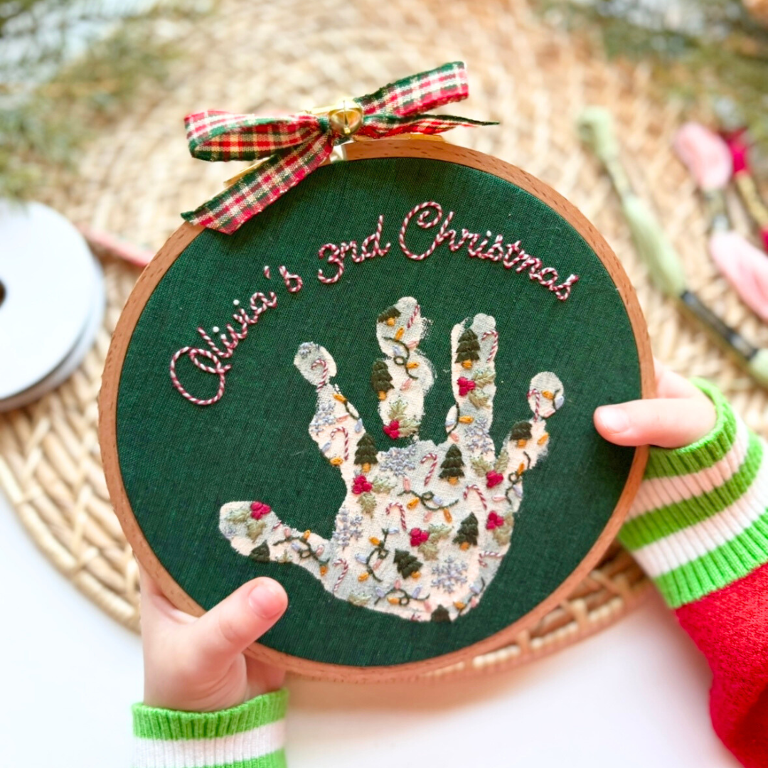 Christmas Handprint Keepsake Printable PDF Pattern