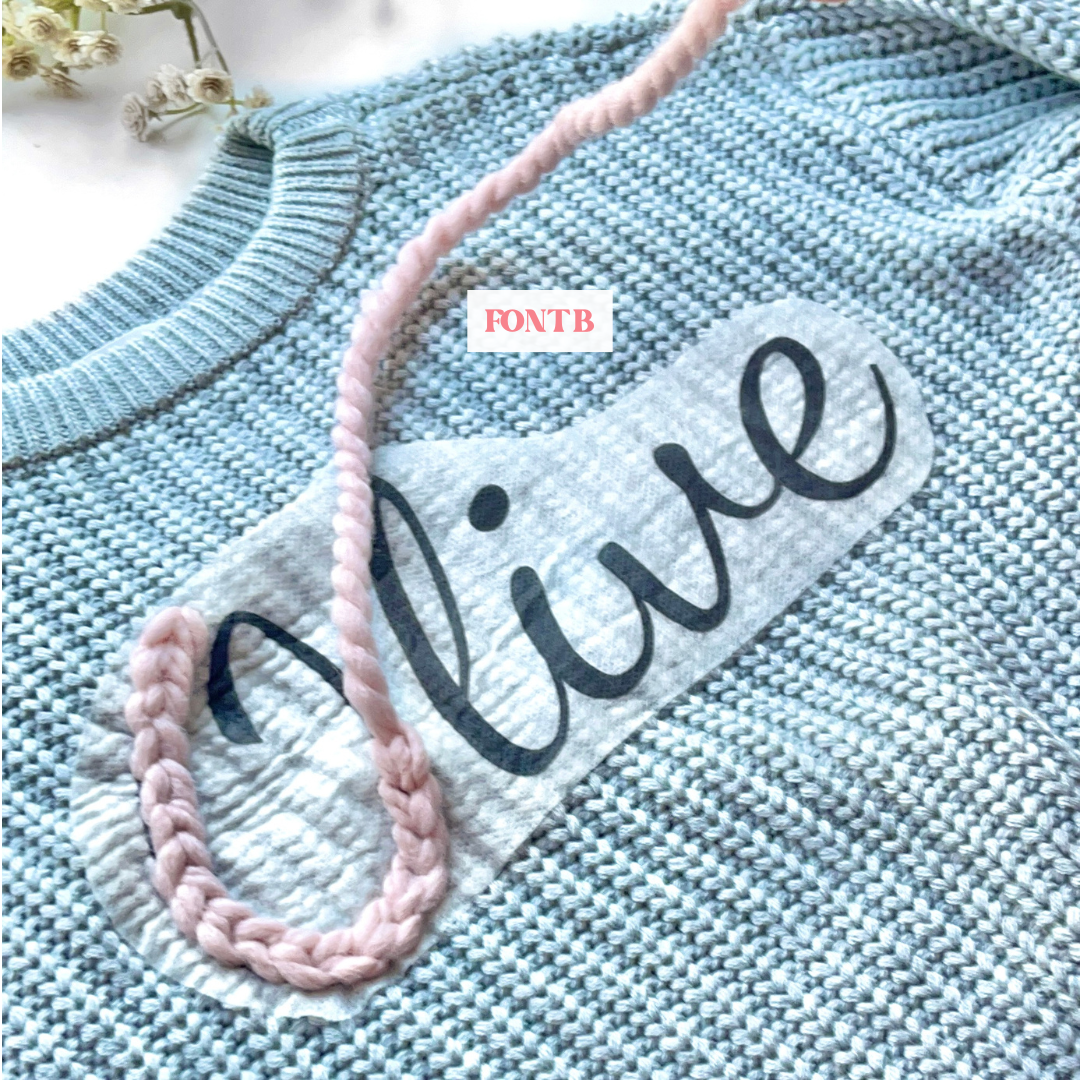 DIY Embroidery Name Sweater Kit + YouTube Tutorial