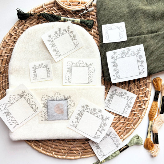 Cottagecore Carhartt Stick and Stitch Embroidery Patterns