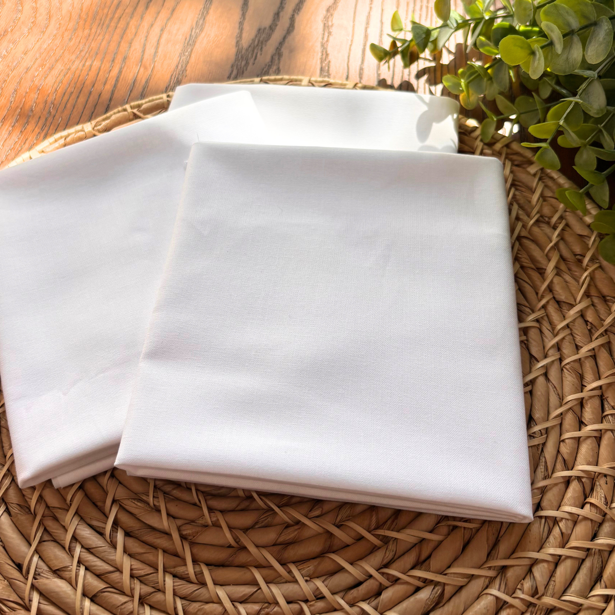White Kona Cotton Fabric