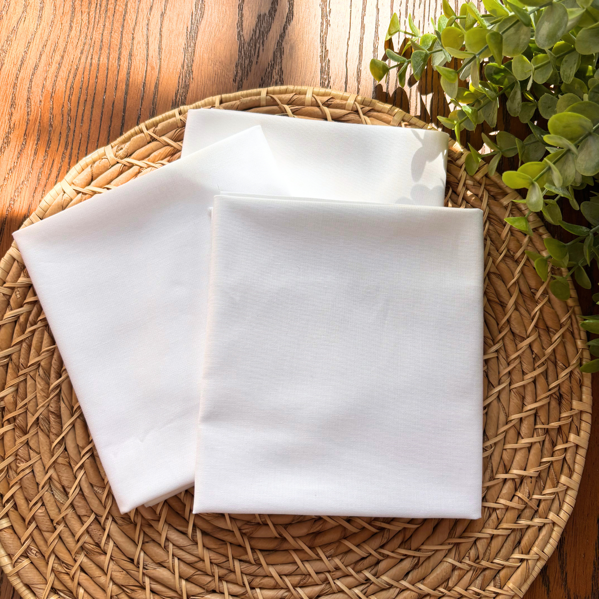 White Kona Cotton Fabric