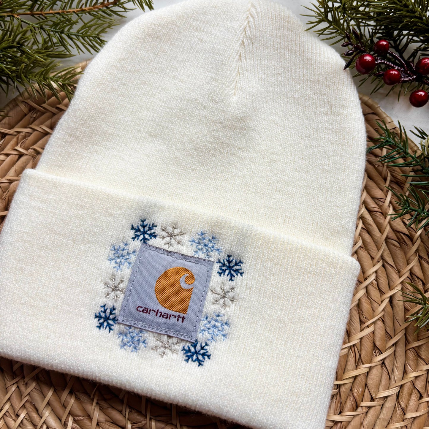 Adult Snowflake Carhartt Beanie