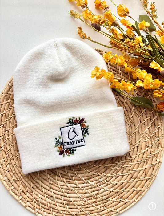 Adult Fall Leaves Crafted Beanie