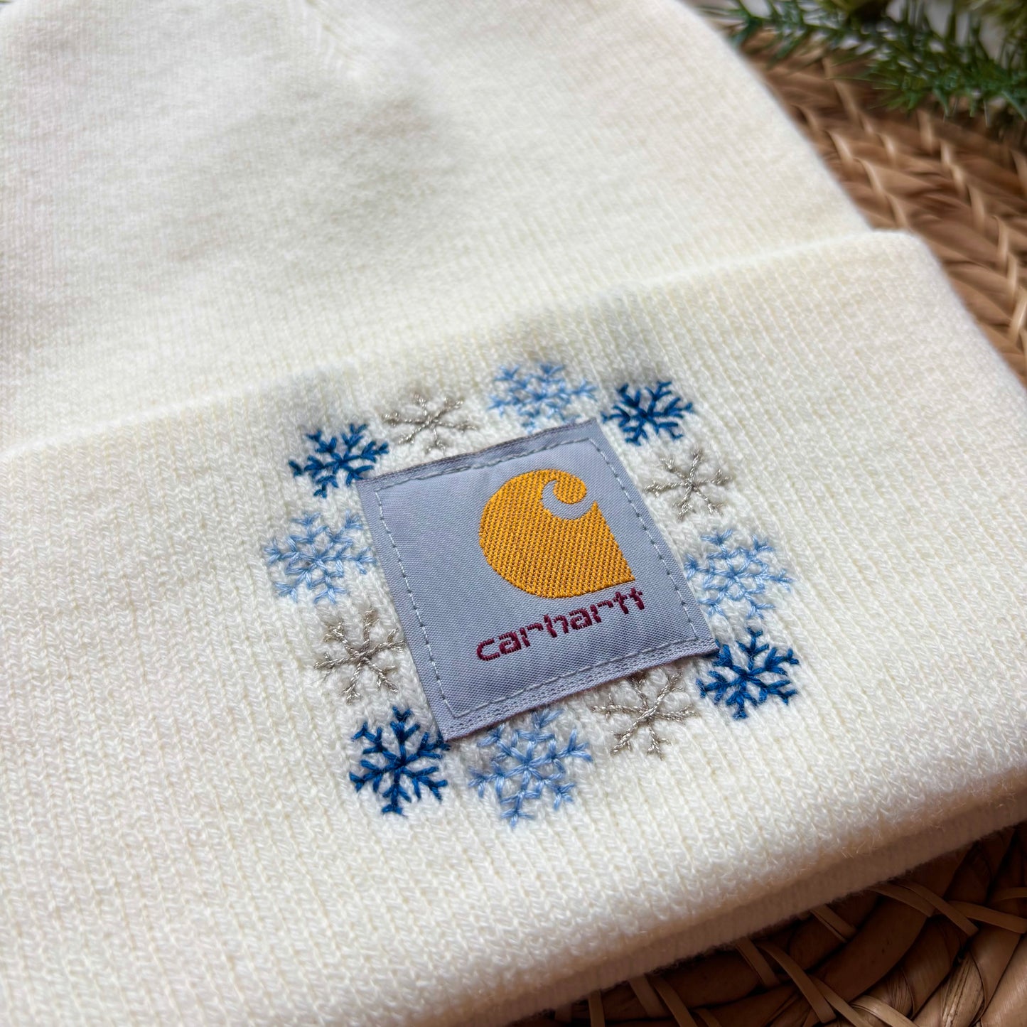 Adult Snowflake Carhartt Beanie