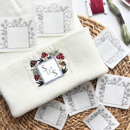 Cottagecore Beanie Stick and Stitch Embroidery Patterns
