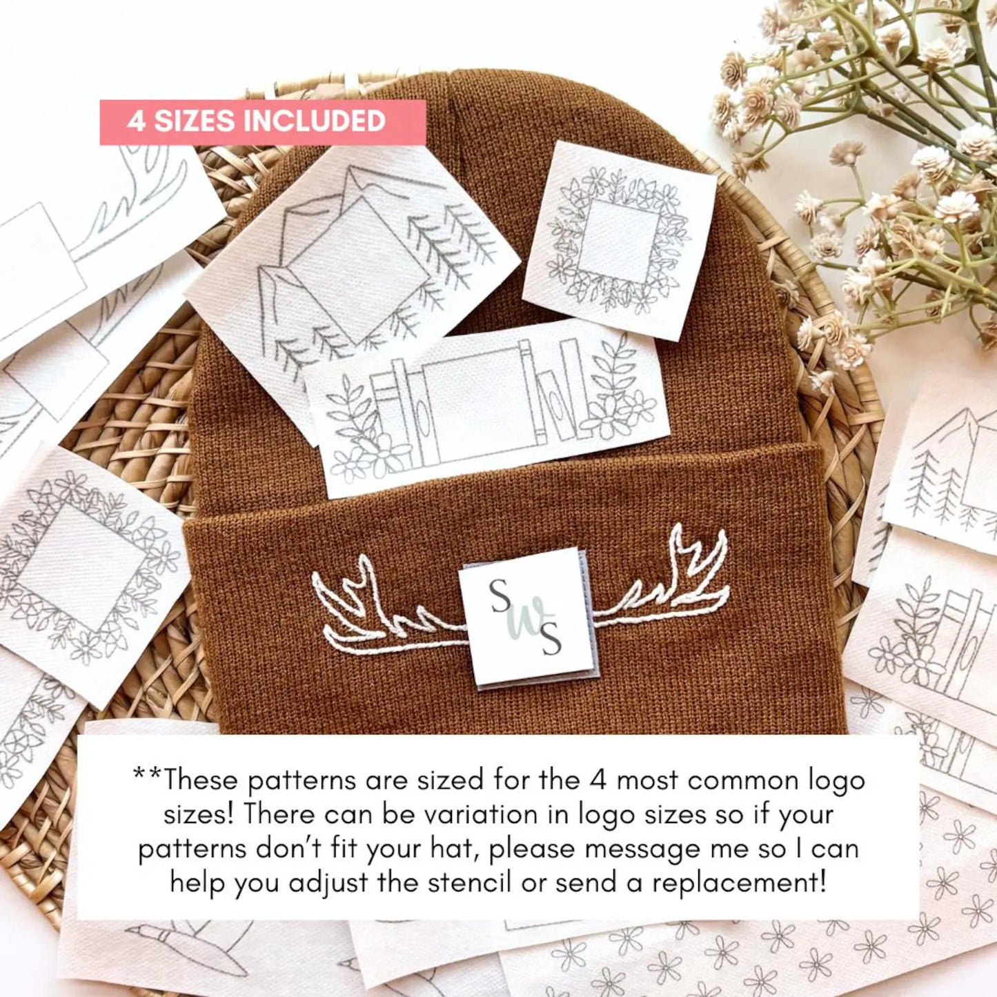 Nature Beanie Stick & Stitch Outdoor Embroidery Pack