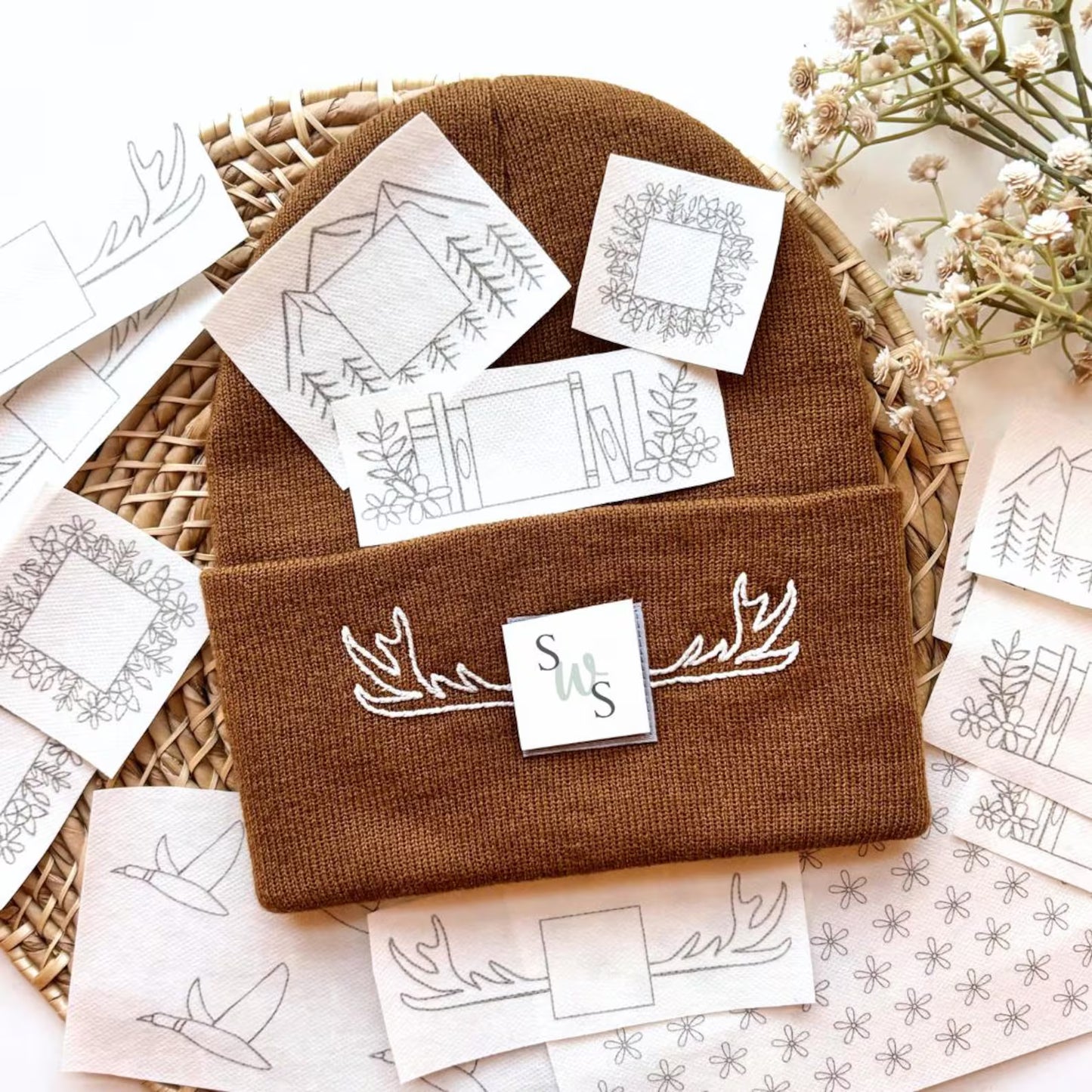 Nature Beanie Stick & Stitch Outdoor Embroidery Pack