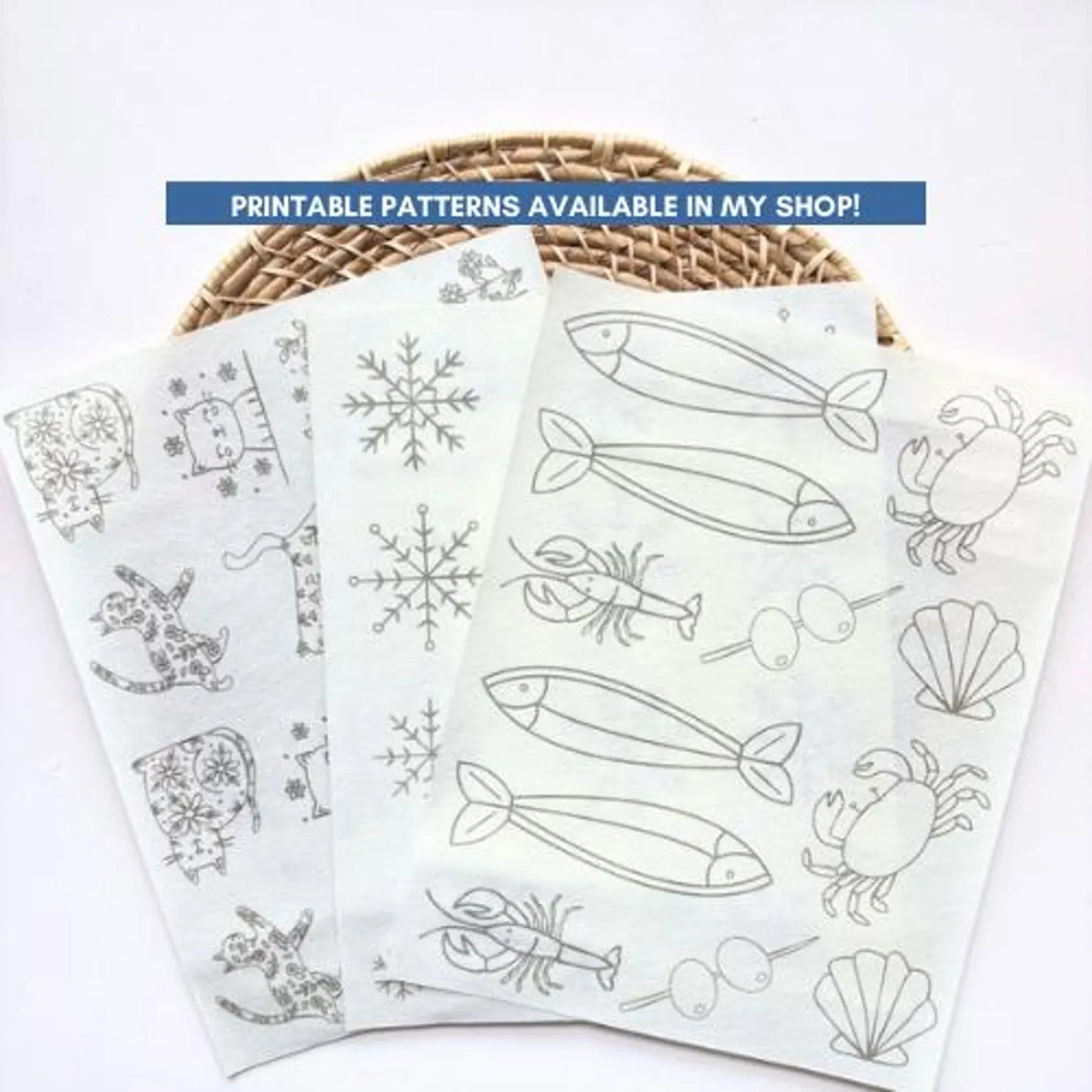 Sulky Fabri-Solvy Water Soluble Stabilizer - Stick and Stitch Sheets