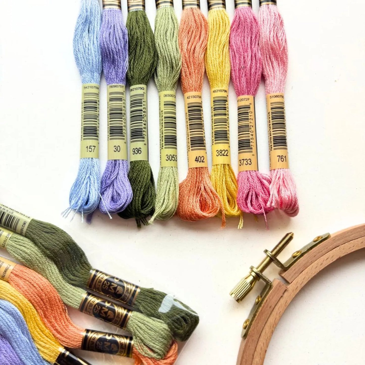 Colorful DMC Embroidery Thread (8 Pack)