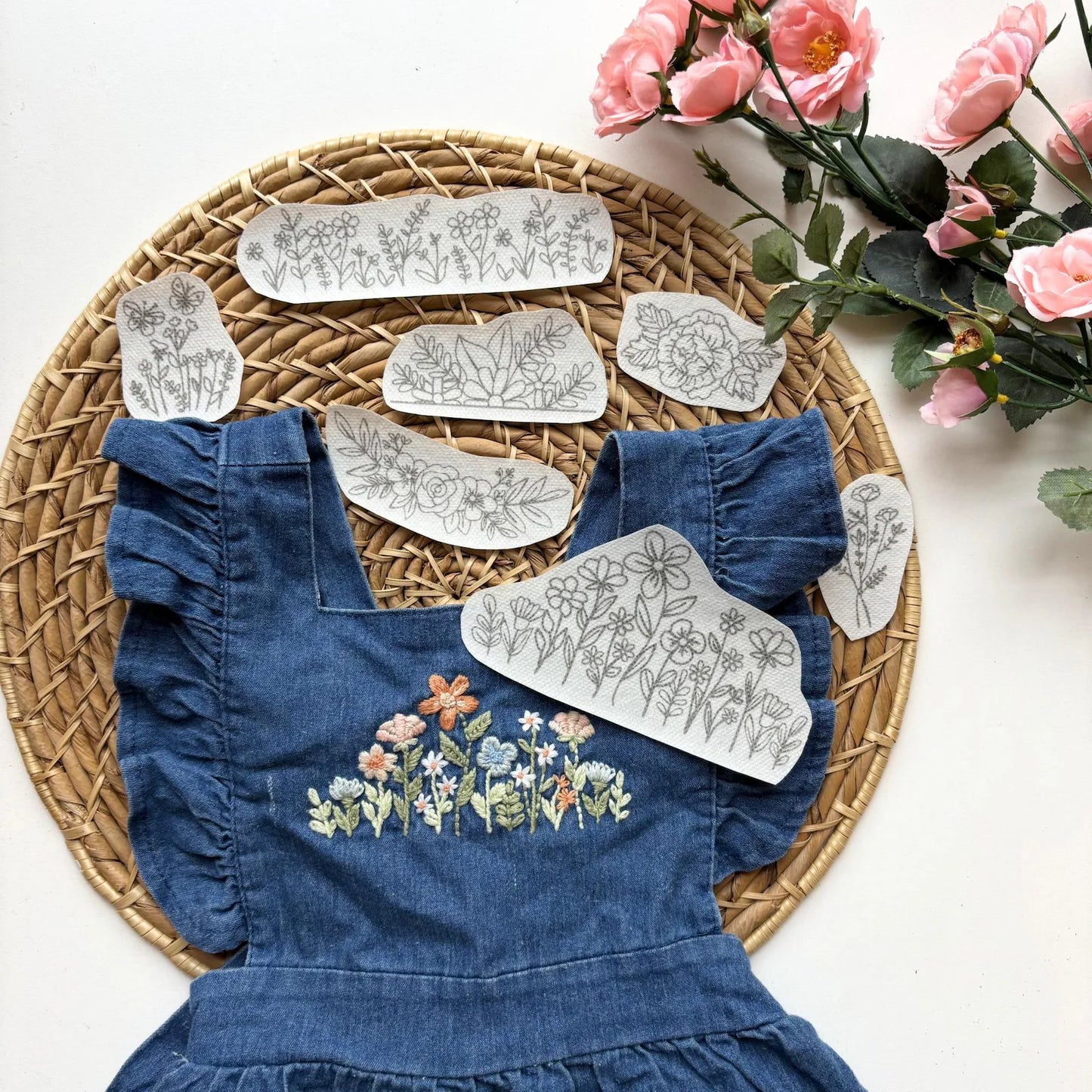 Wildflower Printable Stick & Stitch Embroidery Patterns