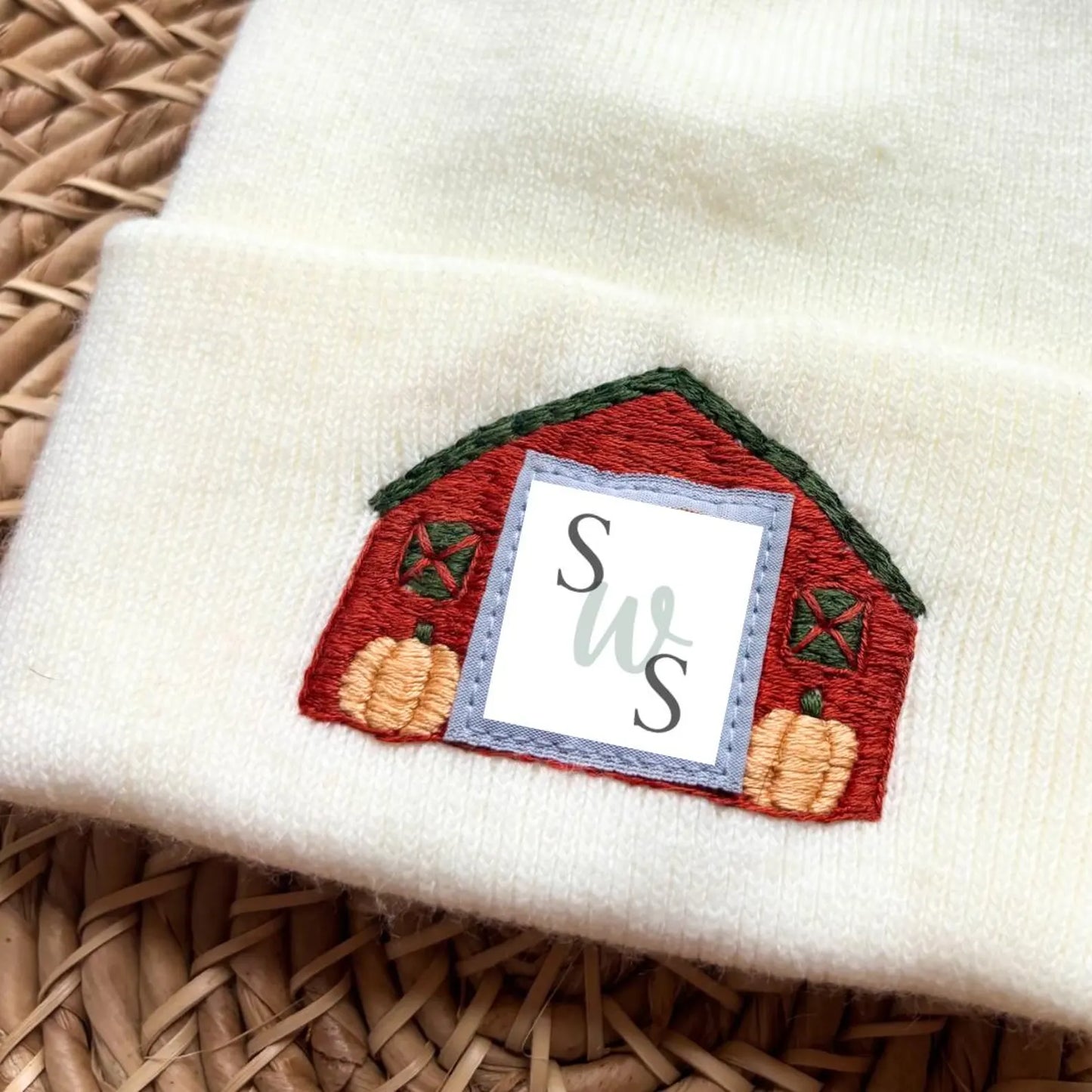Fall Embroidery Beanie Printable Stick And Stitch Bundle - PDF Download
