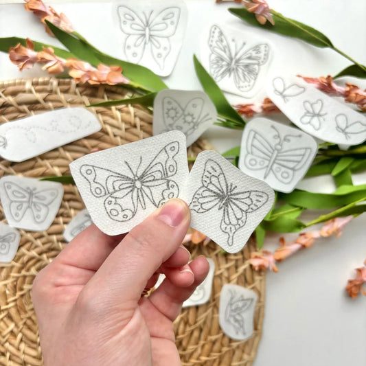 Butterfly Stick and Stitch Whimsical Embroidery Pack