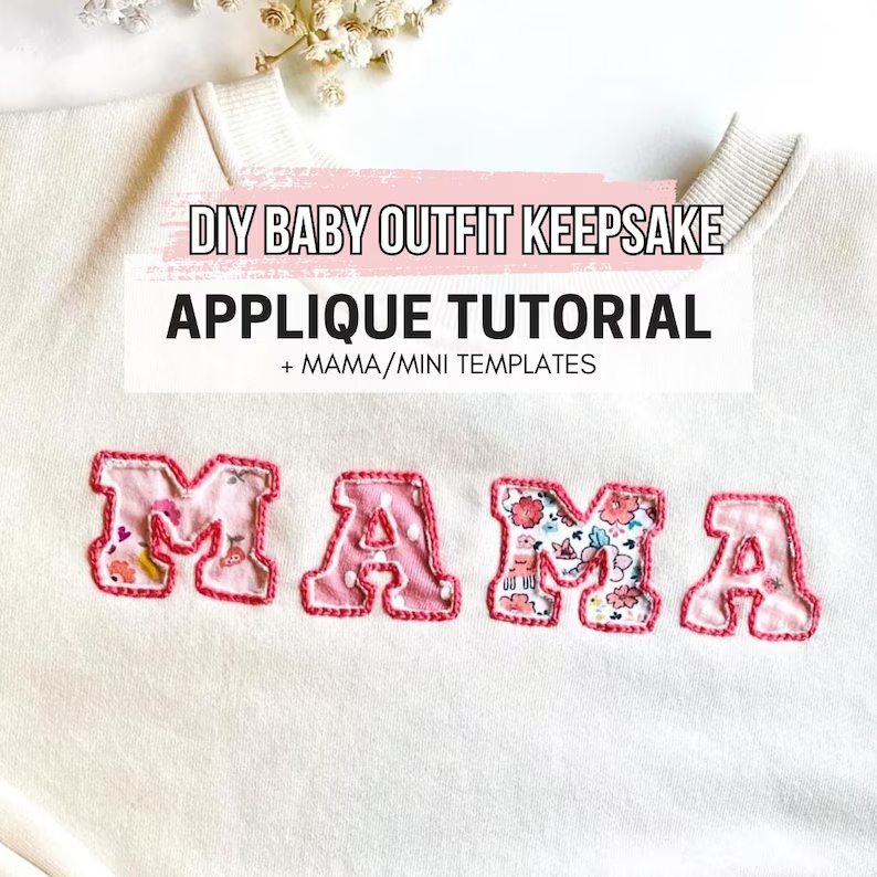 Baby Onesie Applique Embroidery Tutorial