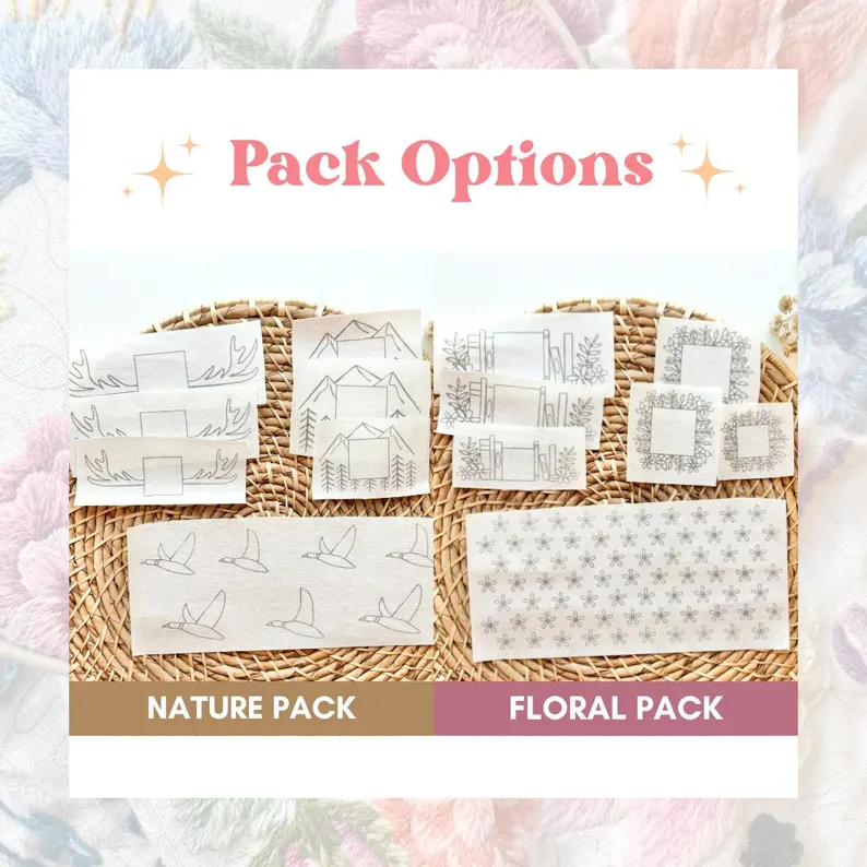 Nature Beanie Stick & Stitch Outdoor Embroidery Pack