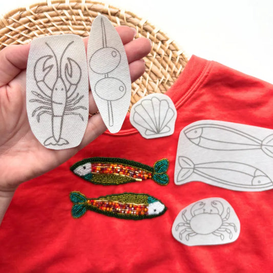 Fisherman Stick and Stitch Hand Embroidery Pack
