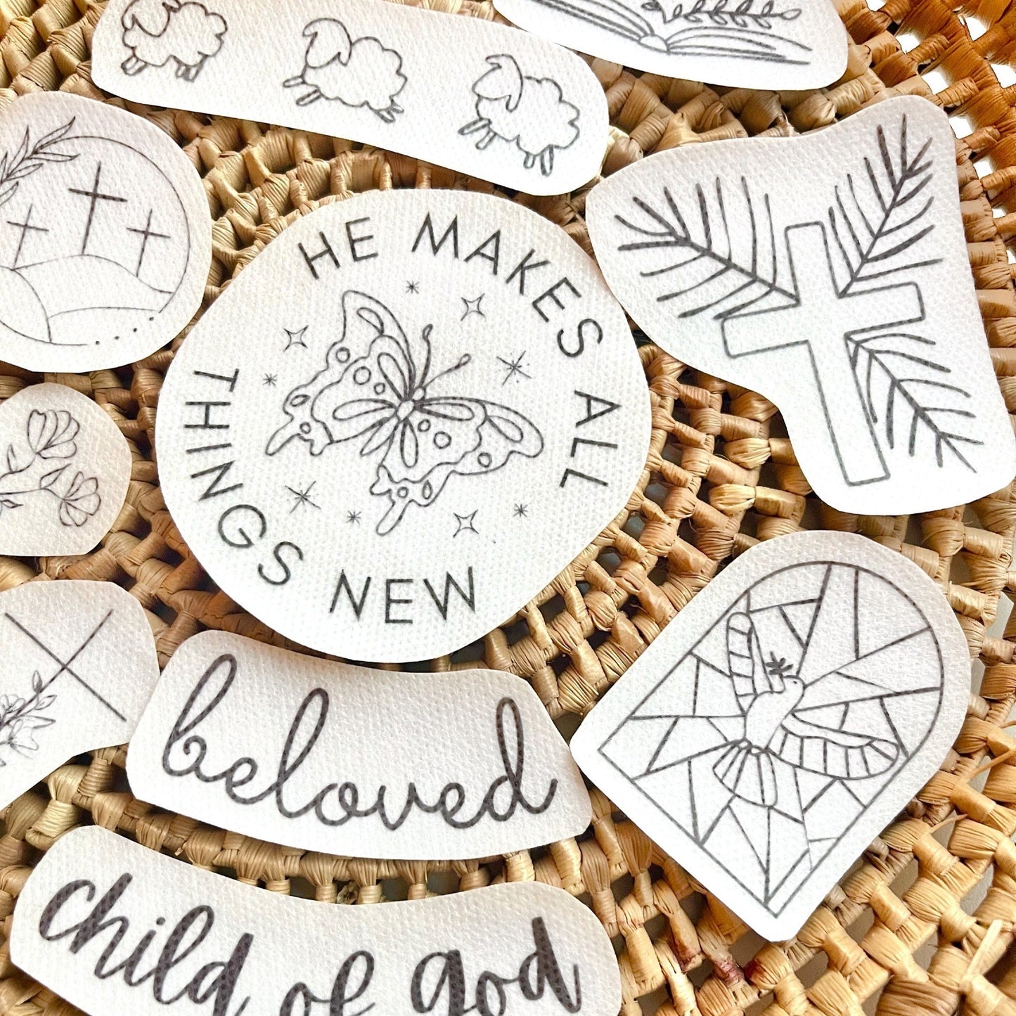 Christian Stick and Stitch Hand Embroidery Faith Pack