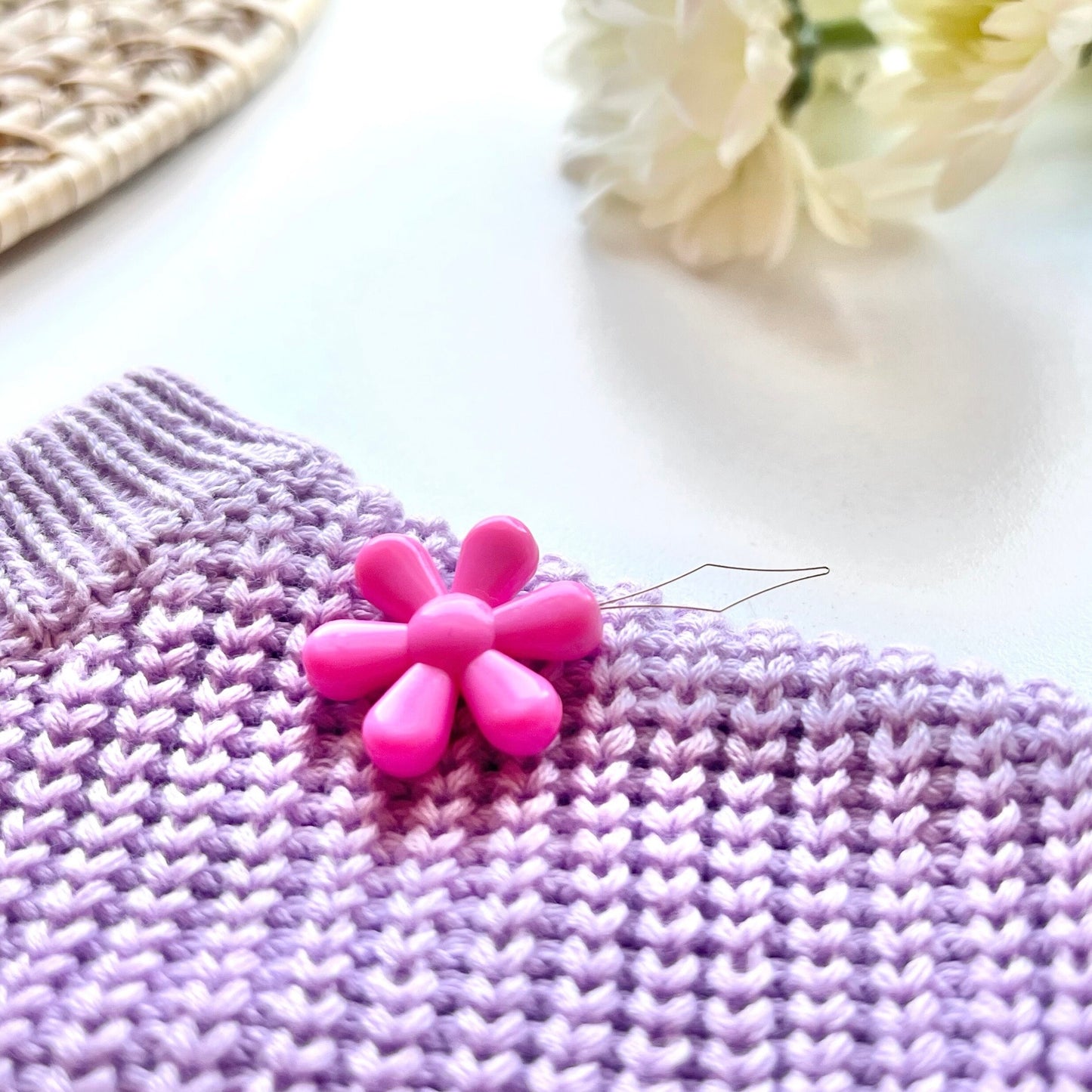 Flower Needle Threader for Hand Embroidery