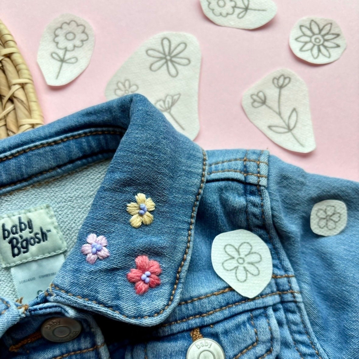 Mix & Match Flower Stick and Stitch Embroidery Pack