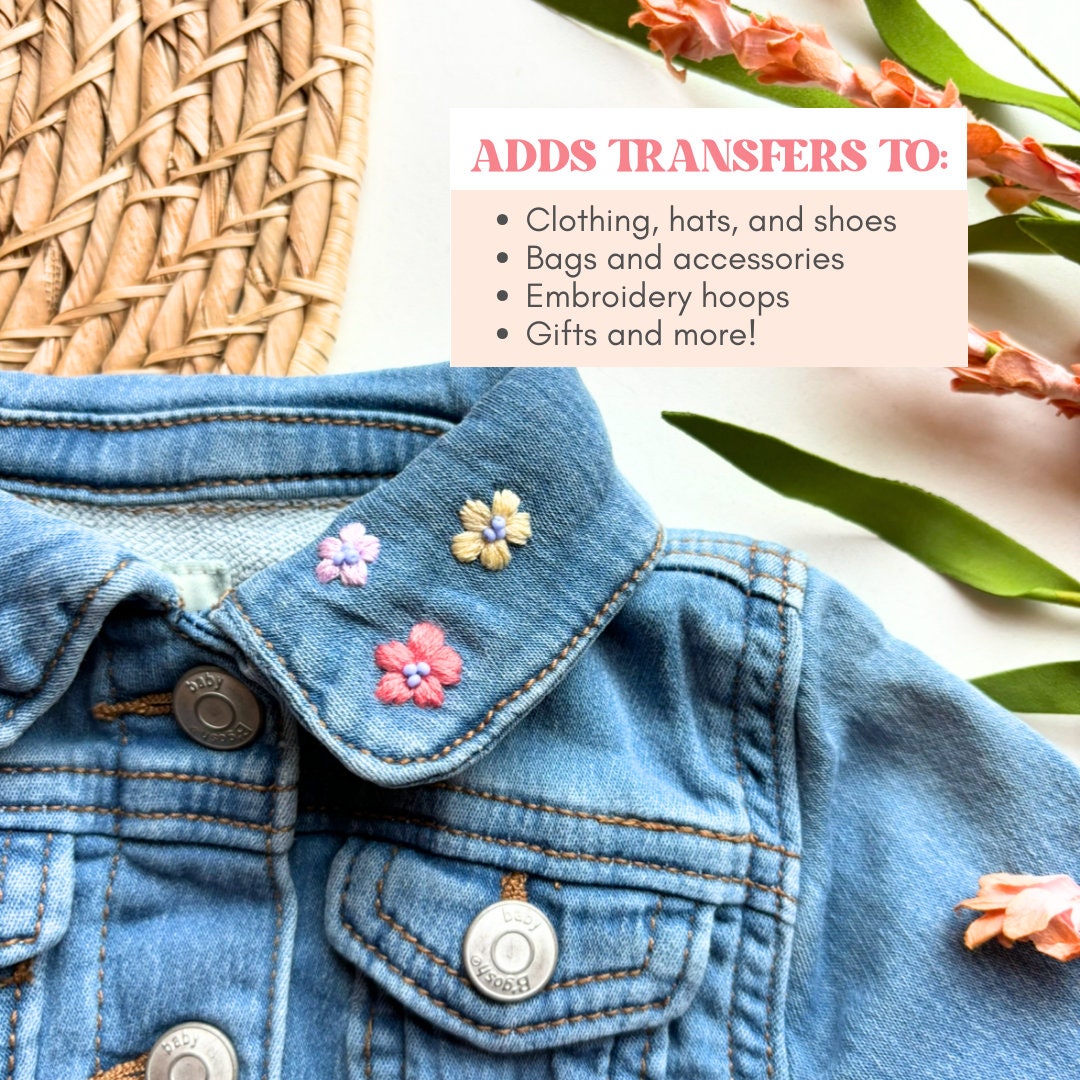 Mix & Match Flower Stick and Stitch Embroidery Pack