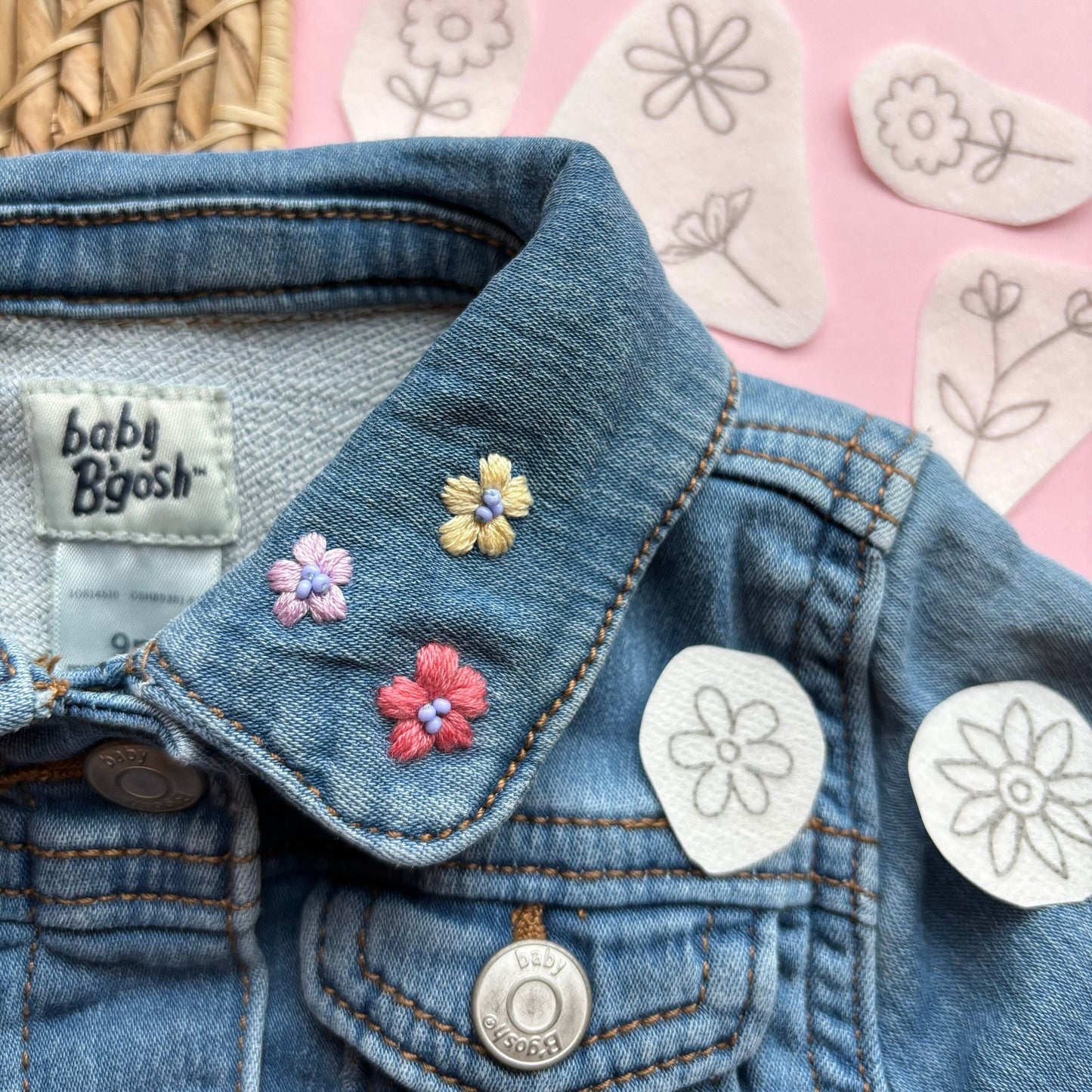 Mix & Match Flower Stick and Stitch Embroidery Pack