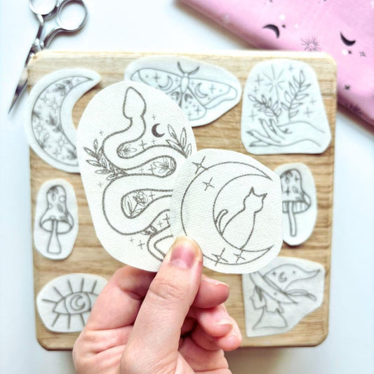 Celestial Stick and Stitch Witchy Hand Embroidery Patterns