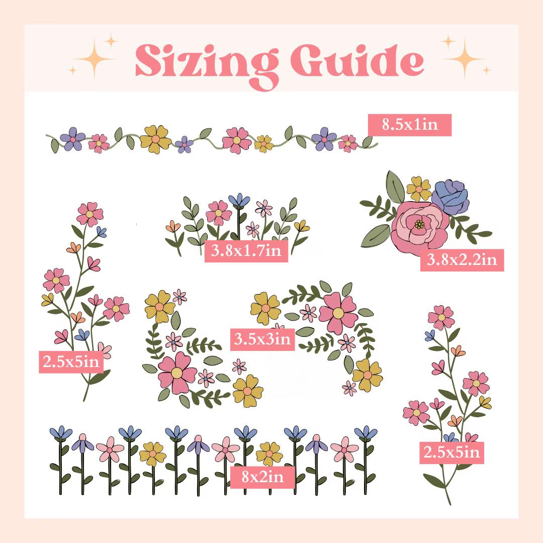 Colorful Stick & Stitch Embroidery Pack (Color + Stitch Guides Included!)