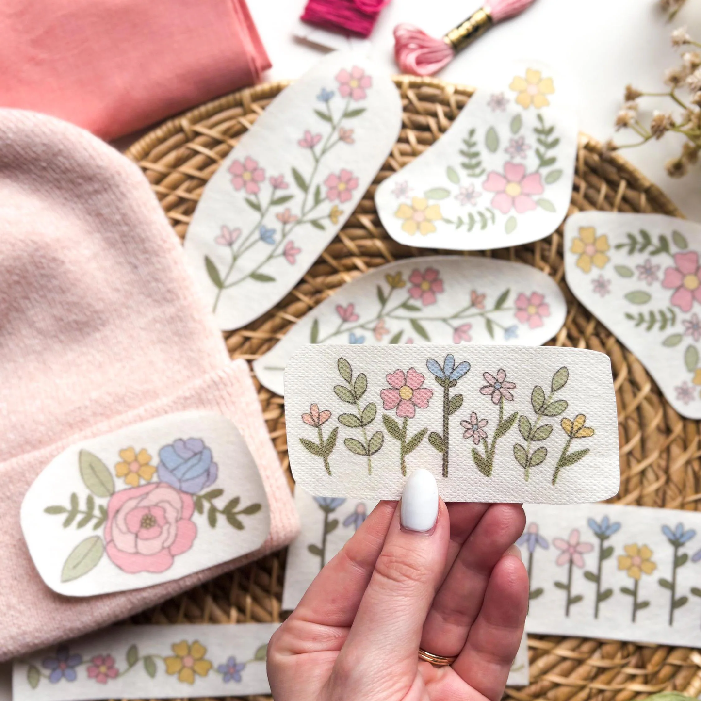 Colorful Stick & Stitch Embroidery Pack (Color + Stitch Guides Included!)